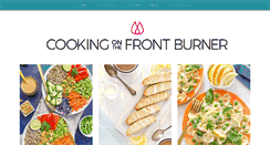 Desktop Screenshot of cookingonthefrontburners.com